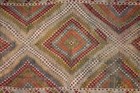 Hand Woven Turkish Kilim 126  X 65  Konya Flat Weave Area Rug Boho Tribal Runner