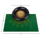 Roulette Wheel Set     16-inch Gambling Wheel With Reversible Roulette And Blac   