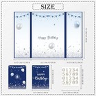 Happy Birthday Signature Guest Book  With Number Stickers Suitable For Any 