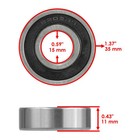 Water Pump Seal Gasket Impeller For Polaris Ranger Xp 700 4x4 Efi 2005-2007
