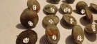 Ww2 German Reichsbahn Railway Uniform Buttons J f s     Original Lot     Antiq 10pcs