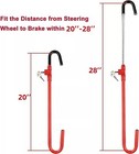 Car Steering Wheel To Brake Pedal Lock Auto Security Anti-theft Lock Device Us