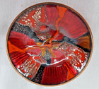 Vintage Copper Enamel Dish Handarbeid Balestrand Norge Mid Century Modern Norway