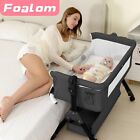 Baby Bedside Sleeper Bassinet Bed  3in1 Portable Crib For Newborns Side Sleeper-
