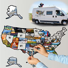 Rv United States Travel Sticker   Visited Map   travel Trailer Camper 