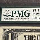 1923 One Dollar Silver Cert  1 Fr 237 Pmg 40 Extremely Fine Speelman white Sigs