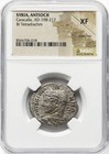 Caracalla 198-217 Ad  Ngc Xf  Huge Silver Tetradrachm  Antioch Roman Empire Coin