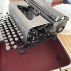 Vintage Royal Quiet Deluxe 1950 s Portable Typewriter Gray Keys Original Case