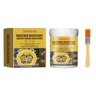 Weather-resistant Water-based Gold Paint Metallic Paint 1 2 3pcs