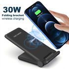 30w Wireless Charger Dock Fast Charging Stand For Samsung Galaxy S25 S24 Note20