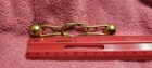 Gold Tone Tie Pin  Collar Stay 3 5 In  Signed Men s Accessory  Paristyle Brand