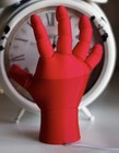 Iron Man Led Night Light Lamp Warm White Corded Free Standing Red Bedroom