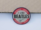 Vintage I Like Beatles John Paul Ringo   George Vari-vue Flicker Pinback Button