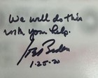 Joe Biden President 2020 Signed Autograph 8x10 Photo Psa dna Coa Inscription