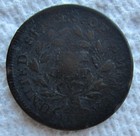 1798 1c Bn Draped Bust Large Cent Style 1 Hair Rare Key Date Fine   Vf Corroded