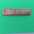 Qty 100-engraved Copper Trap Tags trapping Supplies trap animal Trap Id Trapping