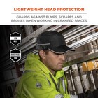 Ergodyne Skullerz 8965 Bump Cap With Led Brim Lighting  Black