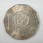 Dominican Coin 1 Peso 1984 Unc