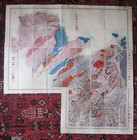 1893 5 Geological Maps Snowdon Anglesey Wales Geology Handcoloured Slipcase Rare