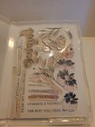 Vintage Stampin  Up  Clear Stamp Set Clings Sending Smiles