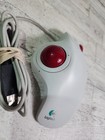 Logitech Trackman Marble Wheel Ball Usb Computer Mouse Model T-bb13 Works   