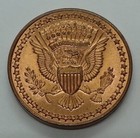 Jfk John F  Kennedy  1917-1963  Commemorative Medal  Small Bronze 19 6mm