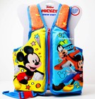 Disney Mickey Mouse Life Jacket Swim Vest Jacket Pool Float Donald Duck 33-45 Lb