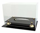 Uv Protected Deluxe Full Size Football Display Case With All Clear Top
