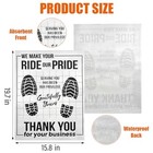 200 Pcs Paper Floor Mats For Cars  Disposable Automotive Floor 200 Pack Style A