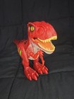 Red T-rex Dinosaur Toy  Electronic Walking Light Up Sound Figure