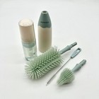 Momcozy Press Foaming  Cleaning Bottle Brush Set - Green  open Box 