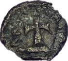 Byzantine Heraclius Alexandria Ae Bronze 6 Nummi Coin Giant S Cross Ancient