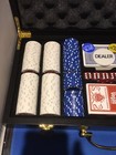 Vegas Classics   Poker Chip Set   300 12g Clay Chips   5 Die  2 Card Decks  Case