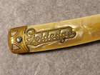 Vintage 5 8  Dubl Duck Goldedge Straight Razor Solingen Germany