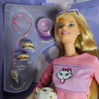 Barbie Marshmallow The Cat Doll Playset With Litter Box Pink Purple 2000 Mattel