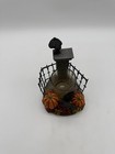 Yankee Candle Halloween Haunted Gate Raven Candle Holder