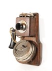 C  1910 Couch Autophone   Unusual Early Wall Phone W automatic Dialing   Boston