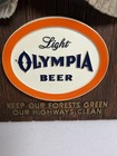 Vintage Rare 1963 Olympia Light Beer Mallard Duck Wildlife Wall Bar Sign Read