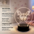 Personalized Butterfly Led Night Light Custom Name Kids Nursery Gift Lamp