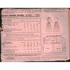 Vintage 1952 Mccalls 8944 Misses Afternoon Dress Sewing Pattern Size 16
