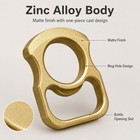 1pcs One-finger Beer Bottle Opener Gold-tone Zinc Alloy Ring For Bartender Party