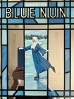 Vintage Blue Nun Wine Mirror Sign German Imported Advertising Collectible Bar