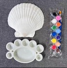 10 Pcs 4-5 Inch Large Sea Shells Scallop Shells For Diy Crafts Beach Decor