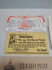 Vintage Lot Of 19 Advertisement Promotional Ink Blotters Duplicates Some Used