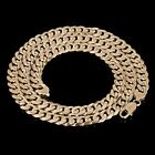 Men s 14k Yellow Gold Solid Curb Cuban Link Chain Necklace 22  8mm 65 5 Grams