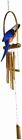 Hand Carved Bamboo Wood Parrot Nautical Wind Chime Tiki Garden Home Pool Patio