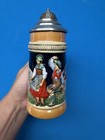 Vintage 9 Inch German Beer Stein Made In Germany