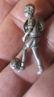 Soccer Player  Pewter  Lapel Pin    28