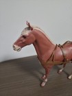 Vintage Marx Johnny West Wheeled Sorrel Draft Horse   Harness From Covered Wagon