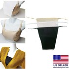 3 Pack Clip-on Mock Camisole Bra Insert Overlay Modesty Panel V-neck Fit Cami